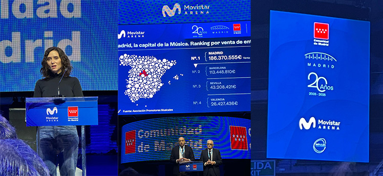 OJD acredita el impacto económico del Movistar Arena